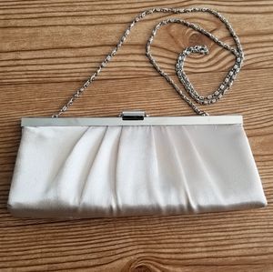 Gunne Sax satin evening clutch